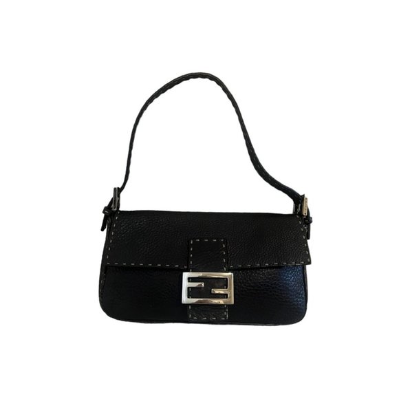 Fendi Handbags - Fendi Leather Baguette